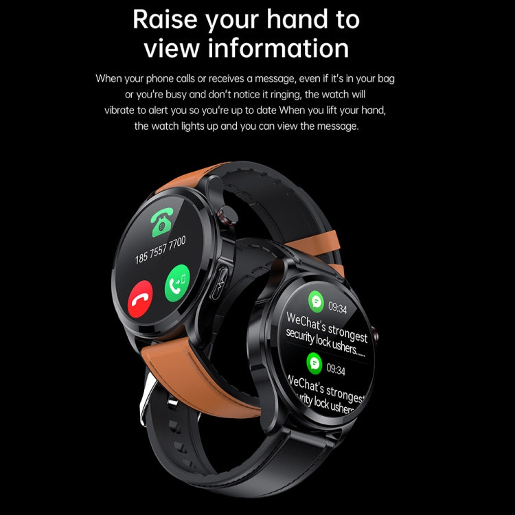 TK22 1.39 inch IP67 Waterproof Silicone Band Smart Watch Supports ECG / Non-invasive Blood Sugar(Black) - Smart Watches by PMC TechLife | Online Shopping South Africa | PMC TechLife
