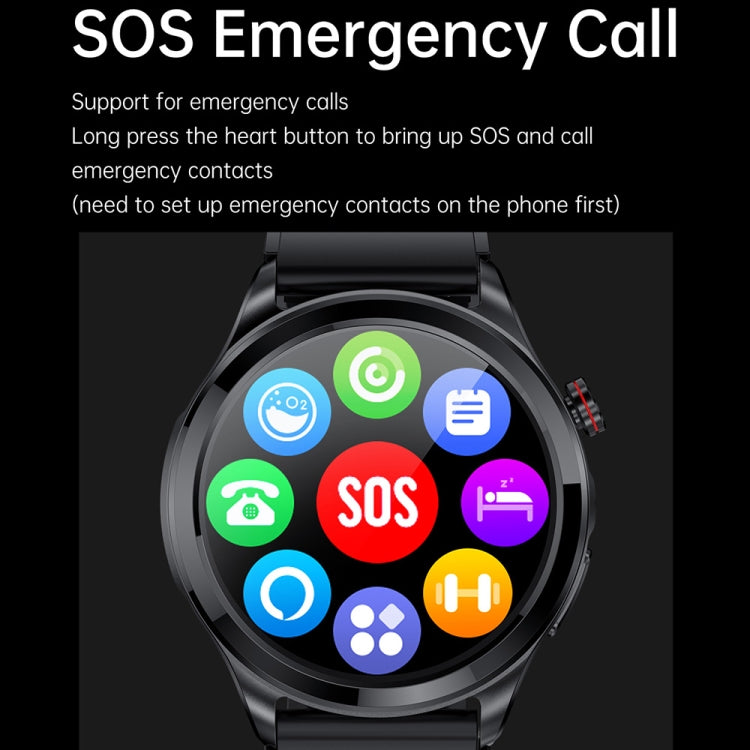 TK22 1.39 inch IP67 Waterproof Silicone Band Smart Watch Supports ECG / Non-invasive Blood Sugar(Blue) - Smart Watches by PMC TechLife | Online Shopping South Africa | PMC TechLife