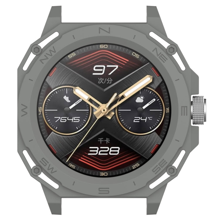 For Huawei Watch GT Cyber Armor Hollow Watch Protective Case(Grey) - Watch Cases by PMC TechLife | Online Shopping South Africa | PMC TechLife
