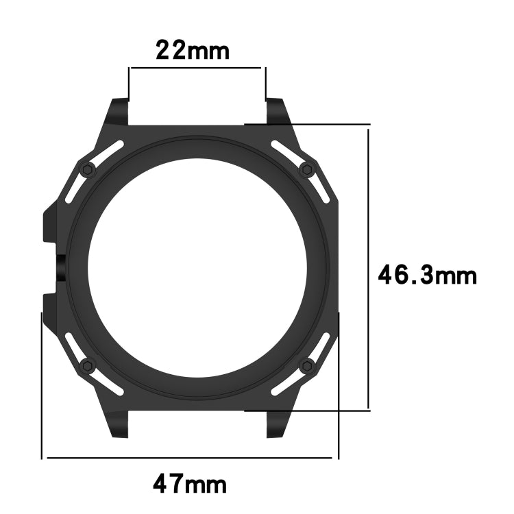 For Huawei Watch GT Cyber Armor Hollow Watch Protective Case(Starlight Color) - Watch Cases by PMC TechLife | Online Shopping South Africa | PMC TechLife