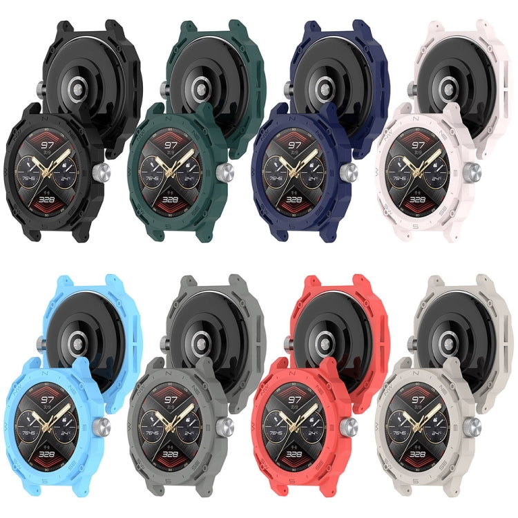 For Huawei Watch GT Cyber Armor Hollow Watch Protective Case(Dark Green) - Watch Cases by PMC TechLife | Online Shopping South Africa | PMC TechLife
