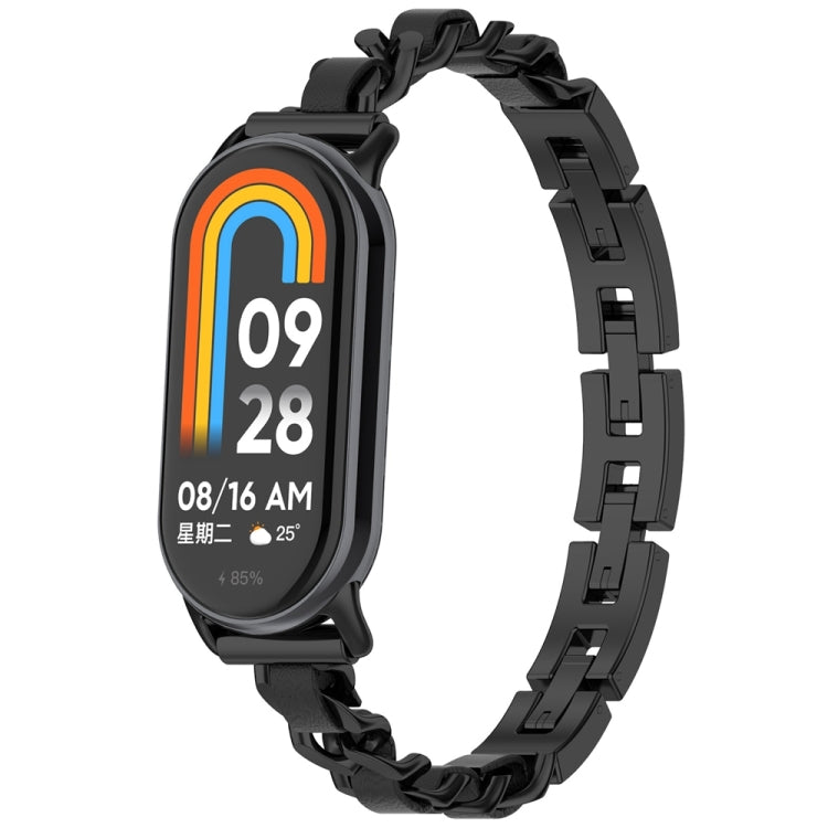 For Xiaomi Mi Band 8 Bracelet Replacement Watch Band(Black) - Watch Bands by PMC TechLife | Online Shopping South Africa | PMC TechLife