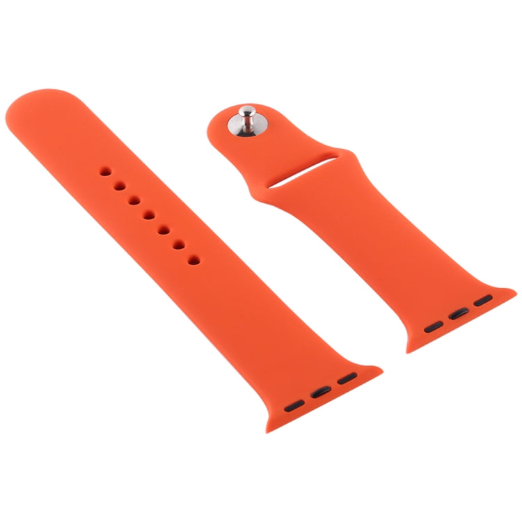 For Apple Watch Ultra 49mm&Watch Ultra 2 49mm / Series 9&8&7 45mm / SE 3&SE 2&6&SE&5&4 44mm / 3&2&1 42mm Silicone Watch Band, Short Section (female)(Rock Grey) - Watch Bands by PMC TechLife | Online Shopping South Africa | PMC TechLife | Buy Now Pay Later Mobicred