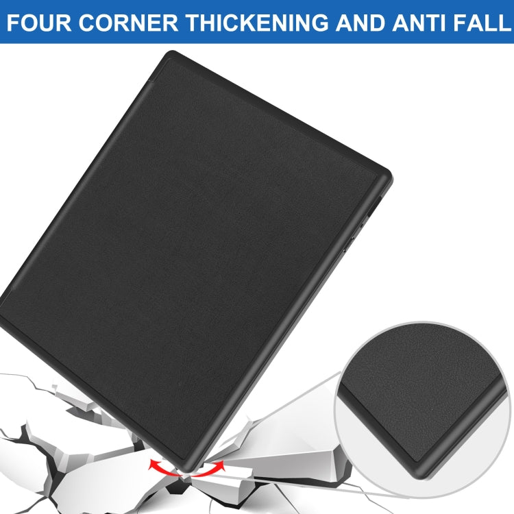 For Kobo Elipsa 2E Solid Color Deformation TPU Leather Smart Tablet Case(Black) - free shipping - PMC TechLife - Order now!