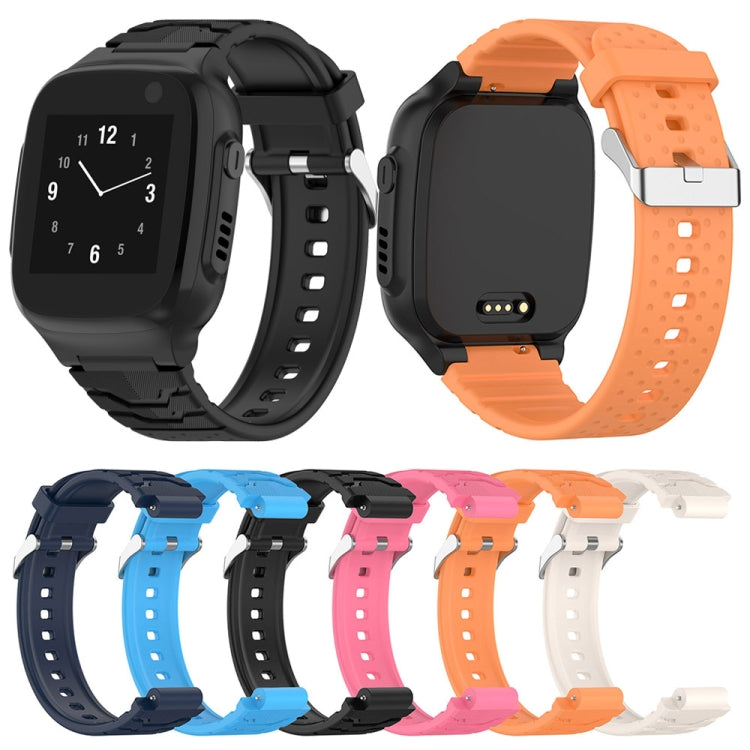For Xplora X5 / X5 Play Children Watch Silicone Replacement Watch Band(Black) - Watch Bands by PMC TechLife | Online Shopping South Africa | PMC TechLife
