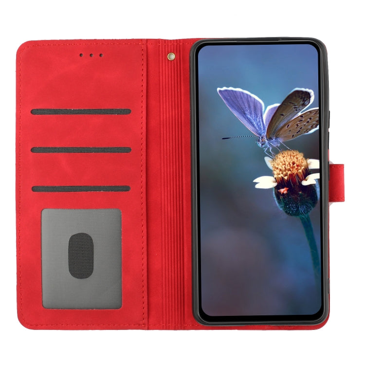 For Xiaomi Redmi 10 Flower Embossing Pattern Leather Phone Case(Red) - free shipping - PMC TechLife - Order now!