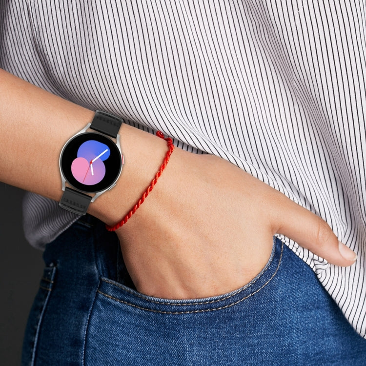 22mm Universal Dots Pattern Silicone Replacement Watch Band(Starlight Color) - 22mm Bands by PMC TechLife | Online Shopping South Africa | PMC TechLife