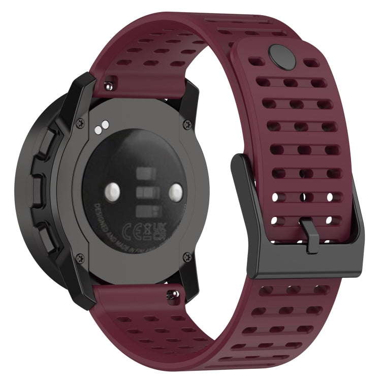 For Suunto 9 Peak Pro / Suunto Vertical Silicone Replacement Watch Band(Wine Red) -  by PMC TechLife | Online Shopping South Africa | PMC TechLife