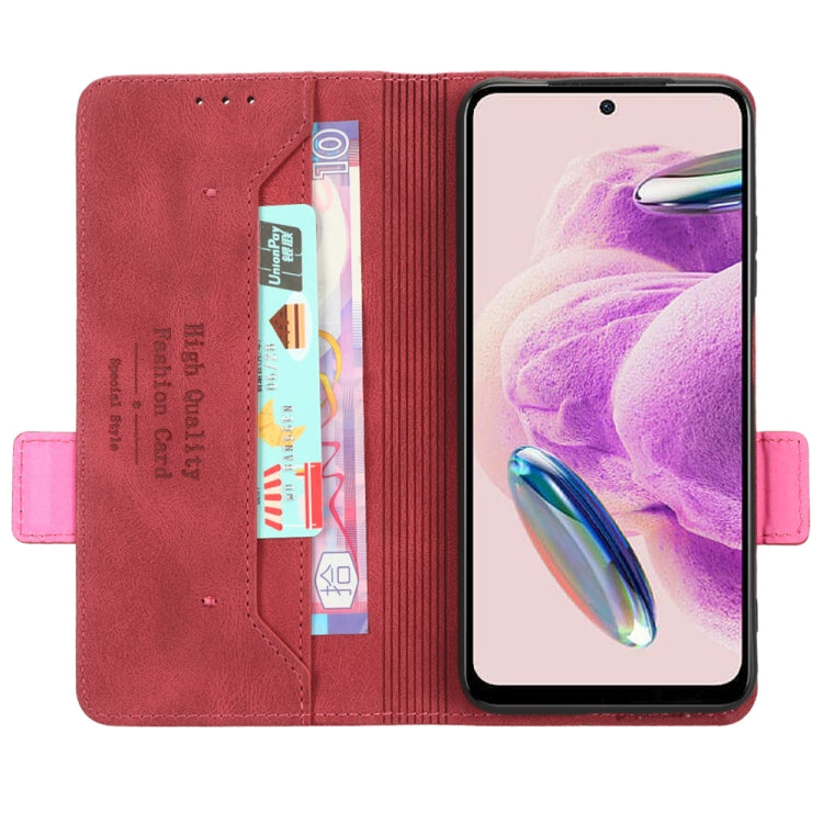 For Xiaomi Redmi Note 12S 4G Magnetic Clasp Leather Phone Case(Red) - free shipping - PMC TechLife - Order now!