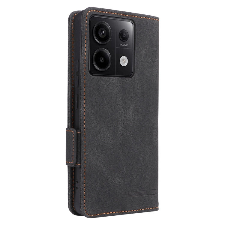 For Xiaomi Redmi Note 13 Pro 5G Magnetic Clasp Leather Phone Case(Black) - Xiaomi Cases by PMC TechLife | Online Shopping South Africa | PMC TechLife | Buy Now Pay Later Mobicred