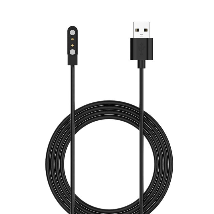 For Kieslect Smart Watch K10 / K11 Smart Watch Magnetic Charging Cable, ������:1m(Black) - Charger by PMC TechLife | Online Shopping South Africa | PMC TechLife
