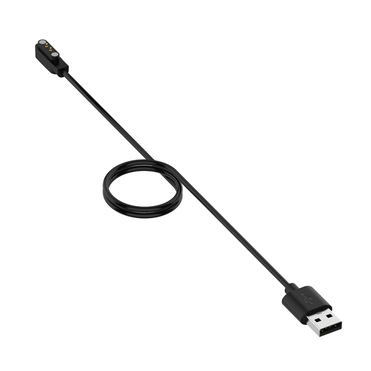 For Kieslect Smart Watch K10 / K11 Smart Watch Magnetic Charging Cable, ������:1m(Black) - Charger by PMC TechLife | Online Shopping South Africa | PMC TechLife