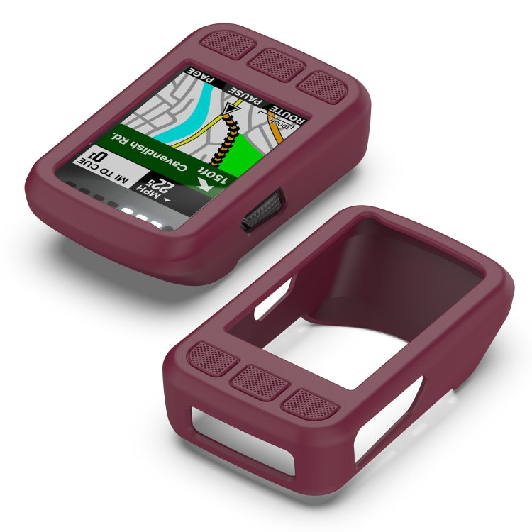 For Wahoo Elemnt Bolt V2 WFCC5 Stopwatch Silicone Protective Case(Wine Red) - Watch Case by PMC TechLife | Online Shopping South Africa | PMC TechLife