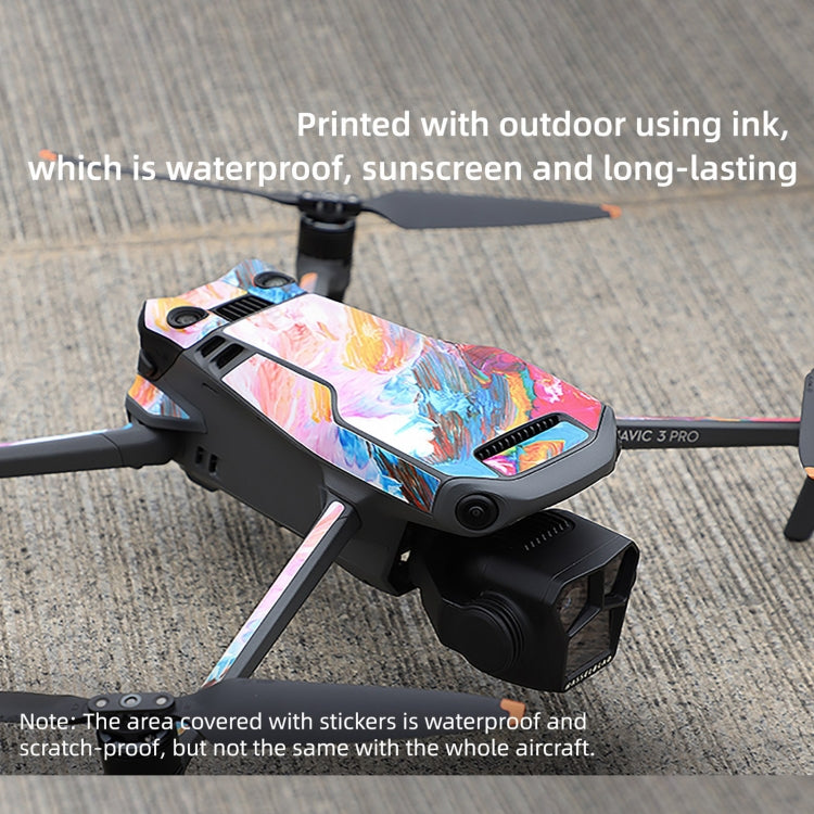 For DJI Mavic 3 Pro / RC Pro Sunnylife Drone Body Remote Control Decorative Stickers Set(Cool Purple) - Stickers by Sunnylife | Online Shopping South Africa | PMC TechLife | Buy Now Pay Later Mobicred