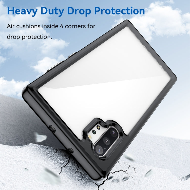 For Samsung Galaxy Note10+ Colorful Series Acrylic + TPU Phone Case(Black) - free shipping - PMC TechLife - Order now!