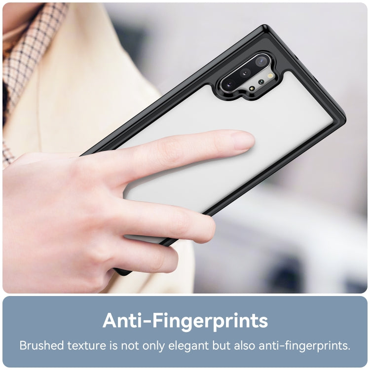 For Samsung Galaxy Note10+ Colorful Series Acrylic + TPU Phone Case(Black) - free shipping - PMC TechLife - Order now!