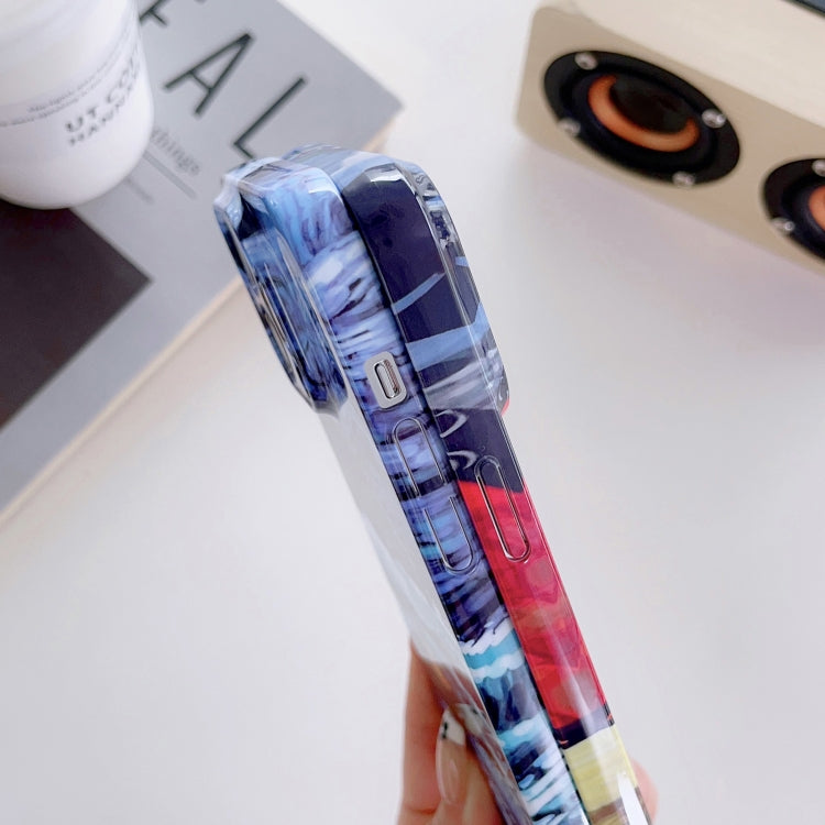 For iPhone 11 Pro Max Precise Hole Oil Painting Pattern PC Phone Case(Shine) - free shipping - PMC TechLife - Order now!