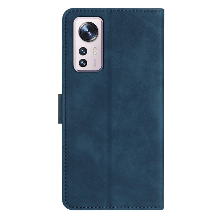 For Xiaomi 12 Lite Seven Butterflies Embossed Leather Phone Case(Blue) - free shipping - PMC TechLife - Order now!