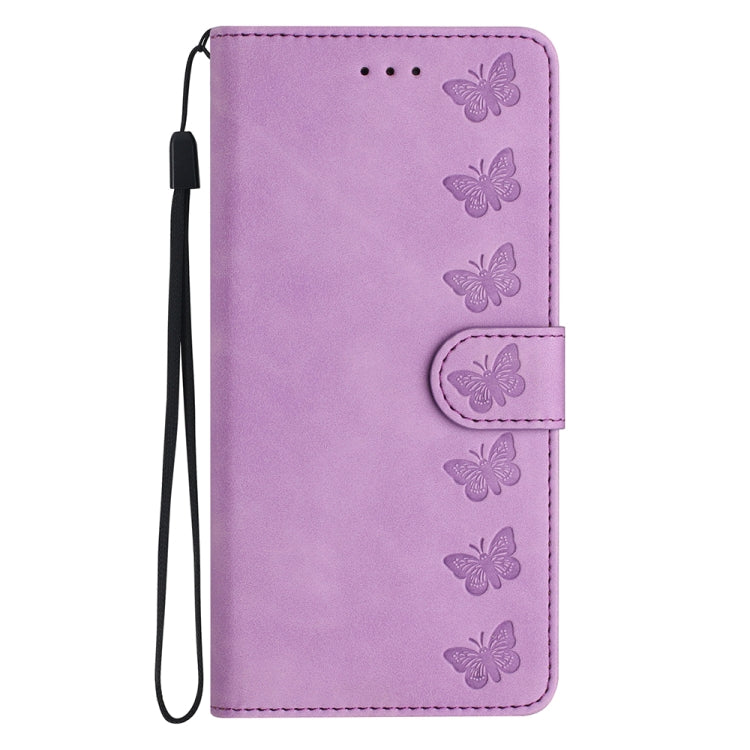 For Xiaomi Redmi Note 11 Pro 5G Global Seven Butterflies Embossed Leather Phone Case(Purple) - free shipping - PMC TechLife - Order now!