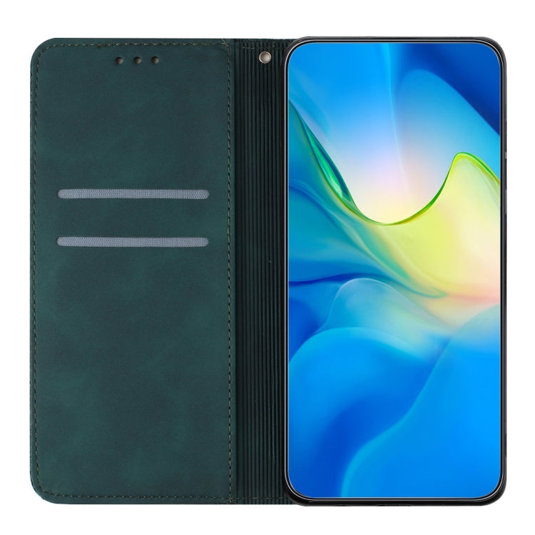 For Samsung Galaxy S23+ 5G Ethnic Embossed Adsorption Leather Phone Case(Blue) - free shipping - PMC TechLife - Order now!