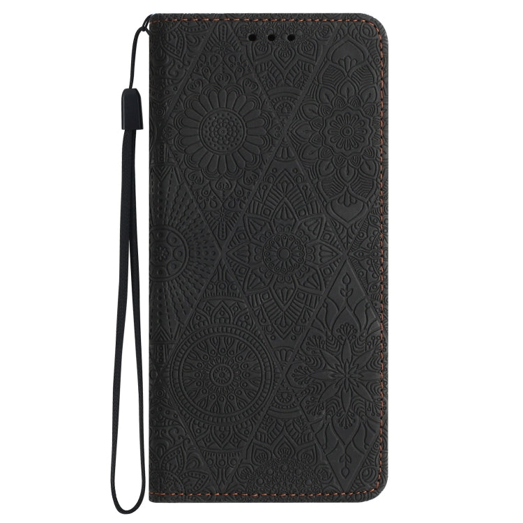 For Samsung Galaxy S21 5G Ethnic Embossed Adsorption Leather Phone Case(Black) - free shipping - PMC TechLife - Order now!