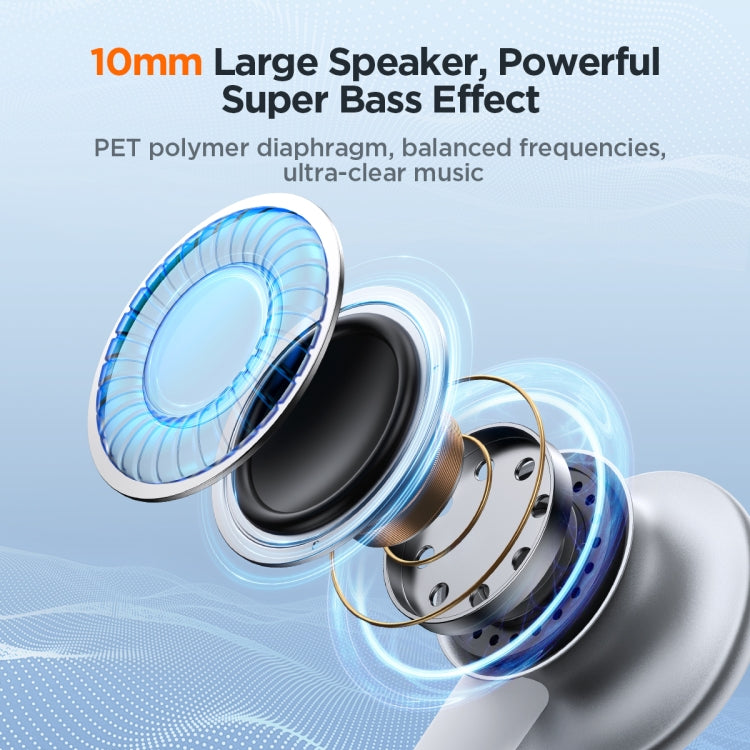 JOYROOM JR-EW03 3.5mm In-Ear Metal Wired Earphone, Length: 1.2m(White) - In Ear Wired Earphone by JOYROOM | Online Shopping South Africa | PMC TechLife | Buy Now Pay Later Mobicred