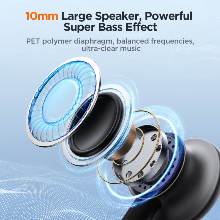 JOYROOM JR-EW03 3.5mm In-Ear Metal Wired Earphone, Length: 1.2m(Black) - In Ear Wired Earphone by JOYROOM | Online Shopping South Africa | PMC TechLife
