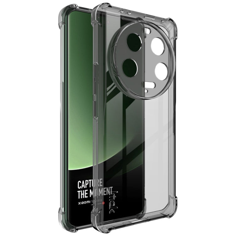 For Xiaomi 13 Ultra 5G imak Shockproof Airbag TPU Phone Case(Transparent Black) - free shipping - PMC TechLife - Order now!