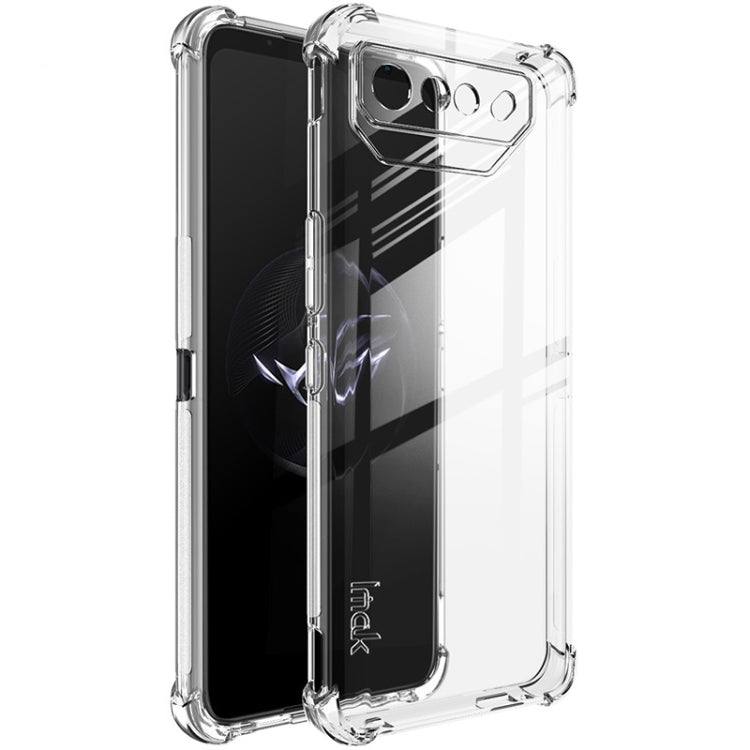 For Asus ROG Phone 7/ROG Phone 7 Pro imak Shockproof Airbag TPU Phone Case(Transparent) - ASUS Cases by imak | Online Shopping South Africa | PMC TechLife | Buy Now Pay Later Mobicred