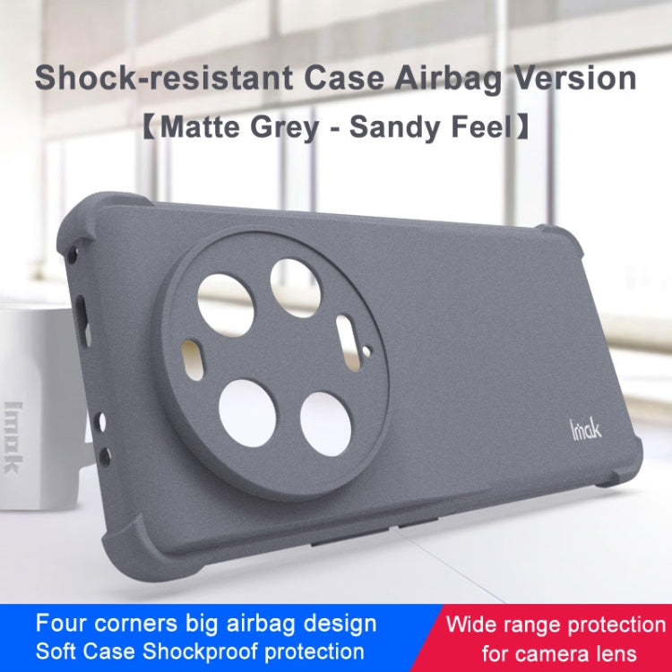 For Xiaomi 13 Ultra 5G imak Shockproof Airbag TPU Phone Case(Matte Grey) - free shipping - PMC TechLife - Order now!