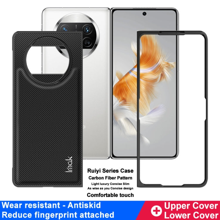For Huawei Mate X3 imak Ruiyi Series Carbon Fiber PU + PC Phone Case - Huawei Cases by imak | Online Shopping South Africa | PMC TechLife | Buy Now Pay Later Mobicred