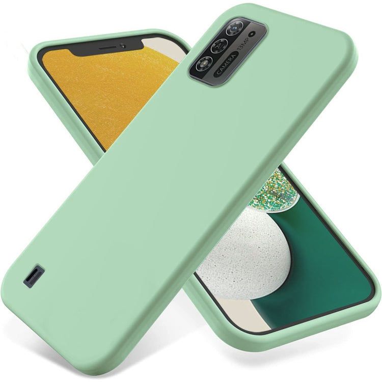For ZTE Blade A52 Lite Pure Color Liquid Silicone Shockproof Phone Case(Green) - free shipping - PMC TechLife - Order now!