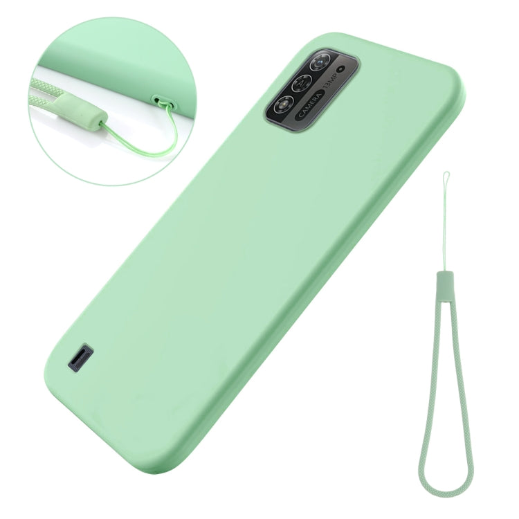 For ZTE Blade A52 Lite Pure Color Liquid Silicone Shockproof Phone Case(Green) - free shipping - PMC TechLife - Order now!