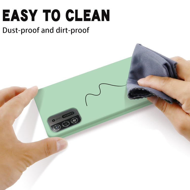 For ZTE Blade A52 Lite Pure Color Liquid Silicone Shockproof Phone Case(Green) - free shipping - PMC TechLife - Order now!