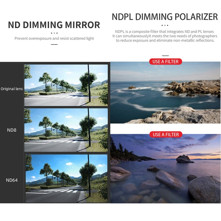 For DJI Mavic 3 Pro JSR GB Neutral Density Lens Filter, Lens:ND16PL - free shipping - PMC TechLife - Order now!
