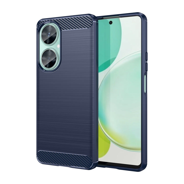 For Huawei Enjoy 60 Pro Brushed Texture Carbon Fiber TPU Phone Case(Blue) - free shipping - PMC TechLife - Order now!