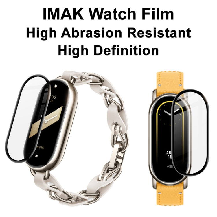 For Xiaomi Mi Band 8 IMAK Plexiglass HD Watch Protective Film - Screen Protector by imak | Online Shopping South Africa | PMC TechLife | Buy Now Pay Later Mobicred