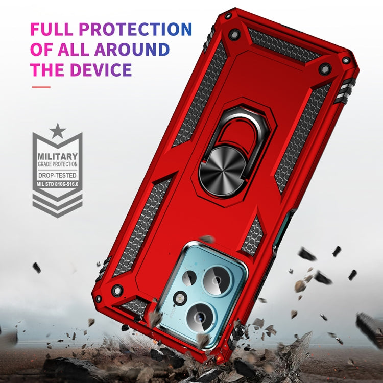 For Xiaomi Redmi Note 12 4G Global Shockproof TPU + PC Phone Case with Holder(Red) - free shipping - PMC TechLife - Order now!
