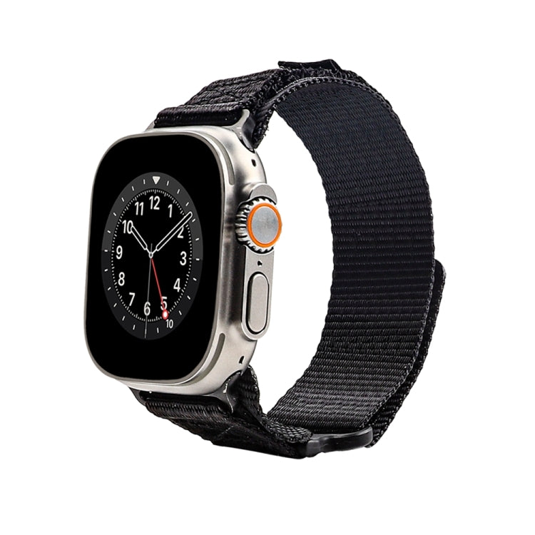 Nylon Two Section Watch Band For Apple Watch 3 42mm(Black) - Watch Bands by PMC TechLife | Online Shopping South Africa | PMC TechLife
