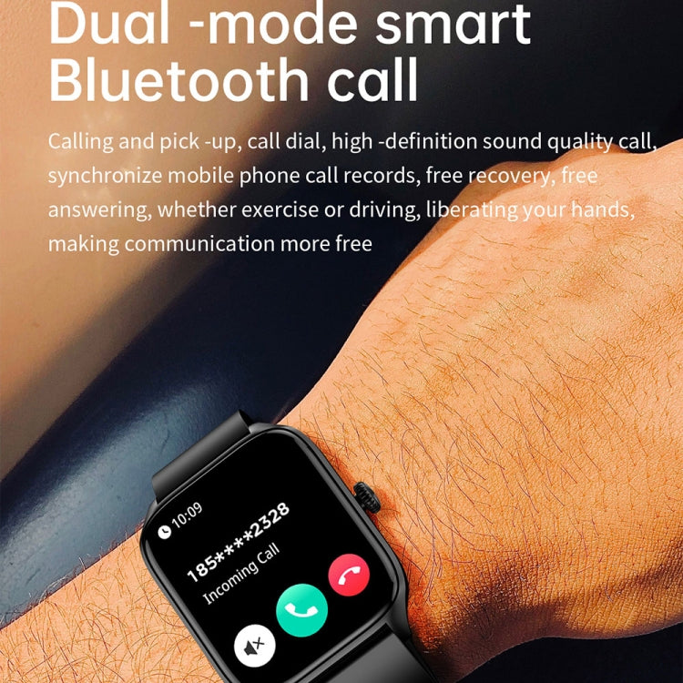T19 Pro 1.96 inch IP67 Waterproof Silicone Band Smart Watch, Supports Dual-mode Bluetooth Call / Heart Rate Monitoring(Gold) - Smart Watches by PMC TechLife | Online Shopping South Africa | PMC TechLife