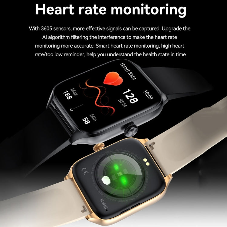 T19 Pro 1.96 inch IP67 Waterproof Silicone Band Smart Watch, Supports Dual-mode Bluetooth Call / Heart Rate Monitoring(Black) - Smart Watches by PMC TechLife | Online Shopping South Africa | PMC TechLife