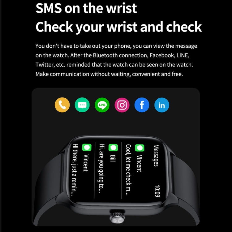 T19 Pro 1.96 inch IP67 Waterproof Silicone Band Smart Watch, Supports Dual-mode Bluetooth Call / Heart Rate Monitoring(Blue) - Smart Watches by PMC TechLife | Online Shopping South Africa | PMC TechLife