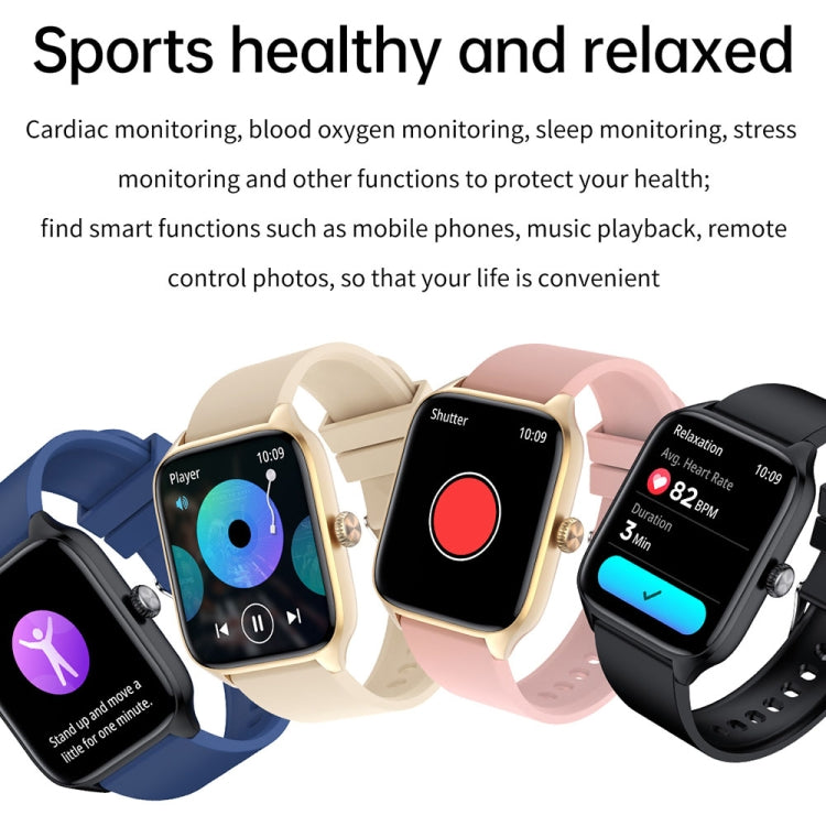 T19 Pro 1.96 inch IP67 Waterproof Silicone Band Smart Watch, Supports Dual-mode Bluetooth Call / Heart Rate Monitoring(Gold) - Smart Watches by PMC TechLife | Online Shopping South Africa | PMC TechLife