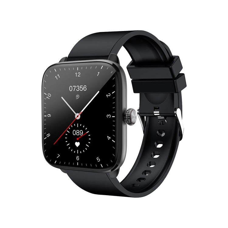 T20 1.96 inch IP67 Waterproof Silicone Band Smart Watch, Supports Dual-mode Bluetooth Call / Heart Rate Monitoring(Black) - Smart Watches by PMC TechLife | Online Shopping South Africa | PMC TechLife