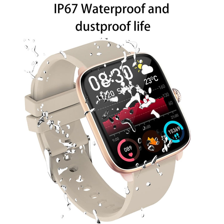 T20 1.96 inch IP67 Waterproof Silicone Band Smart Watch, Supports Dual-mode Bluetooth Call / Heart Rate Monitoring(Blue) - Smart Watches by PMC TechLife | Online Shopping South Africa | PMC TechLife