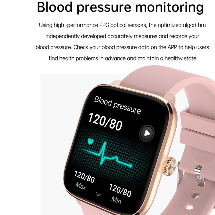 T20 1.96 inch IP67 Waterproof Silicone Band Smart Watch, Supports Dual-mode Bluetooth Call / Heart Rate Monitoring(Pink) - Smart Watches by PMC TechLife | Online Shopping South Africa | PMC TechLife