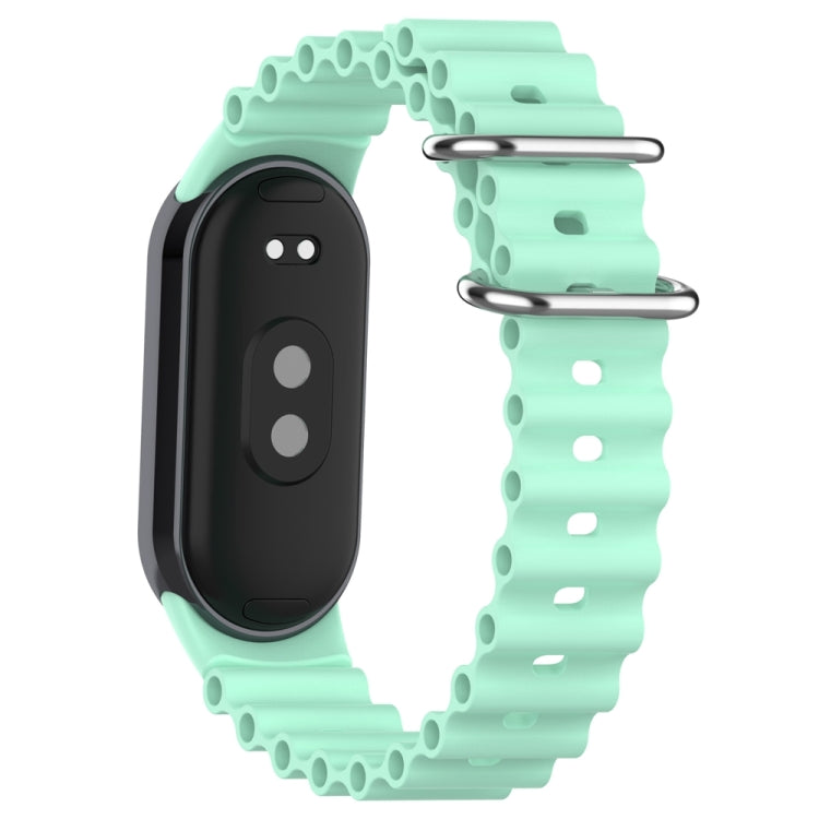 For Xiaomi Mi Band 8 Ocean Silicone Watch Band(Blue Sea Color) - Watch Bands by PMC TechLife | Online Shopping South Africa | PMC TechLife
