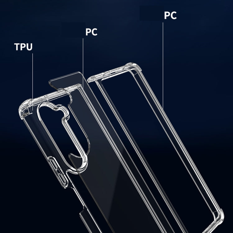 For Samsung Galaxy Z Fold5 Transparent PC + TPU Shockproof Phone Case - free shipping - PMC TechLife - Order now!