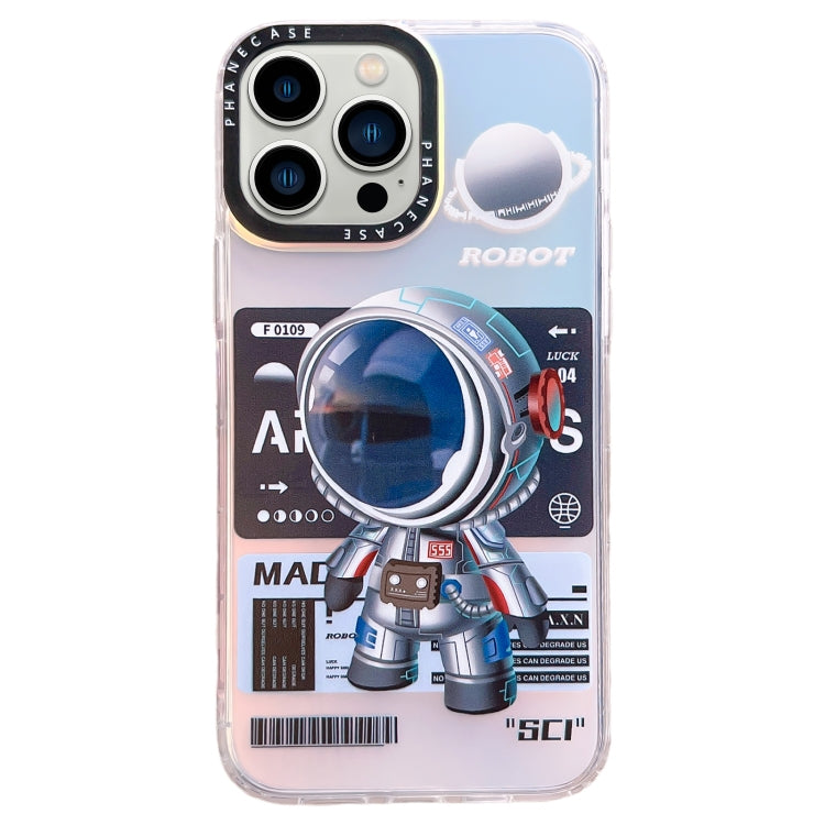 For iPhone 13 Pro Mechanical Astronaut Pattern TPU Phone Case(Blue) - free shipping - PMC TechLife - Order now!
