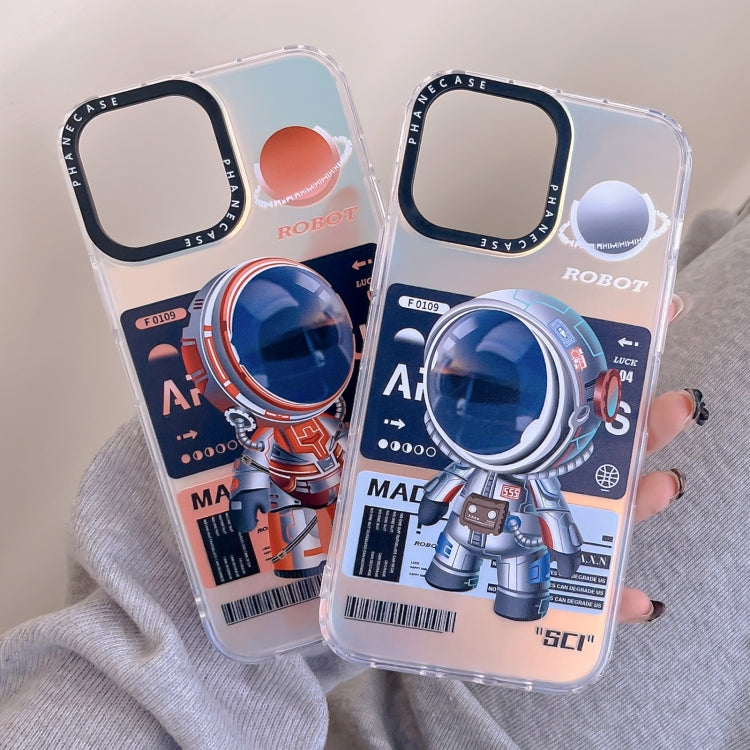 For iPhone 14 Plus Mechanical Astronaut Pattern TPU Phone Case(Blue) - free shipping - PMC TechLife - Order now!